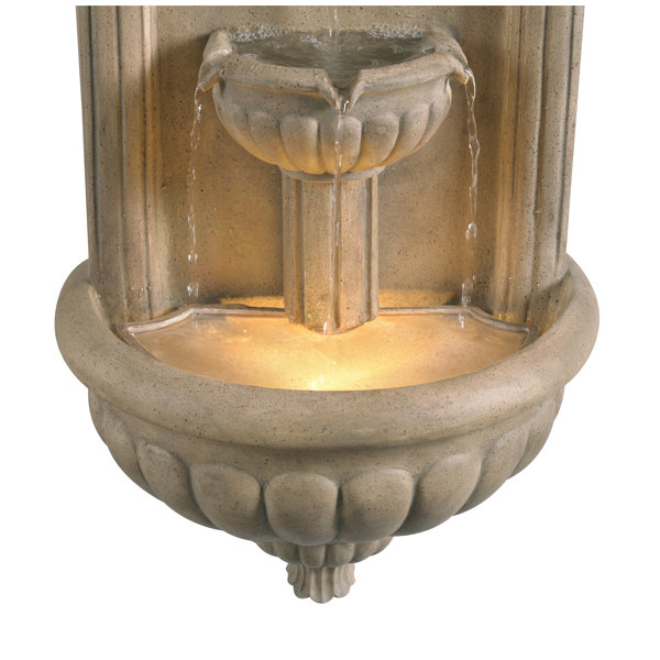 World Menagerie Resin Wall Fountain with Light & Reviews Wayfair